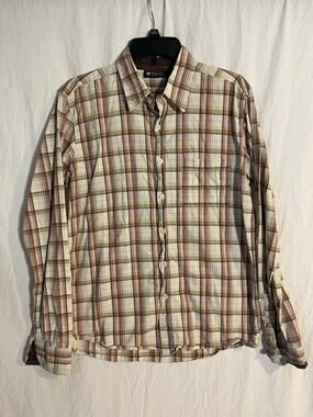 Industrial Exchange mens medium button front shirt